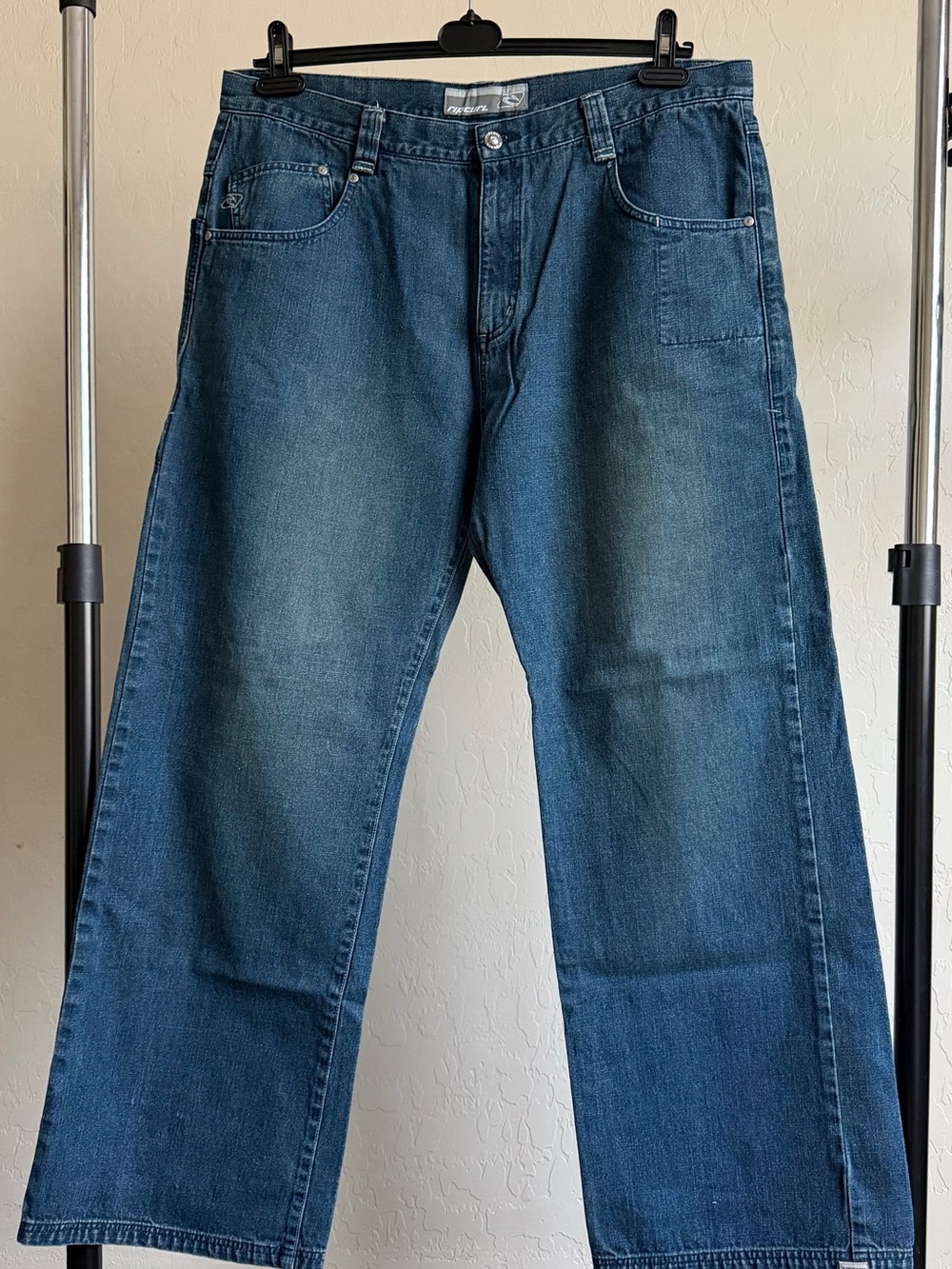Rip Curl Men's Relaxed Jeans in Blue Denim